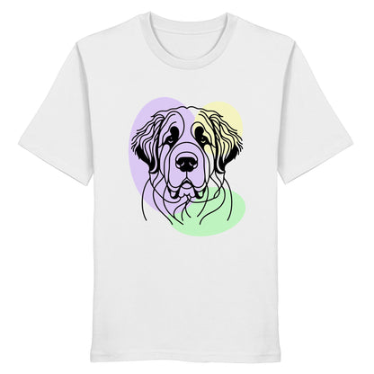 Line Art - Süßer Bernhardiner - Organic Shirt