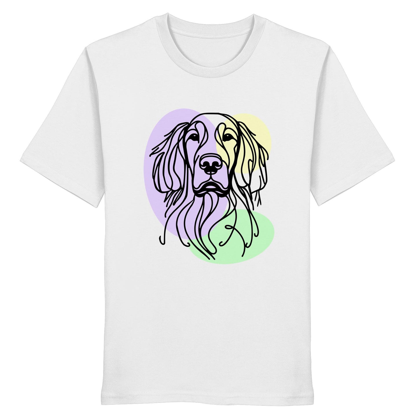 Line Art - Süßer Gordon Setter - Organic Shirt