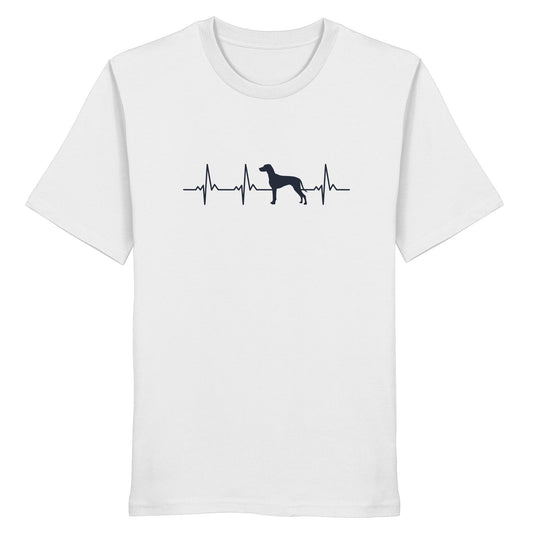 Herzschlag Weimaraner - Organic Shirt