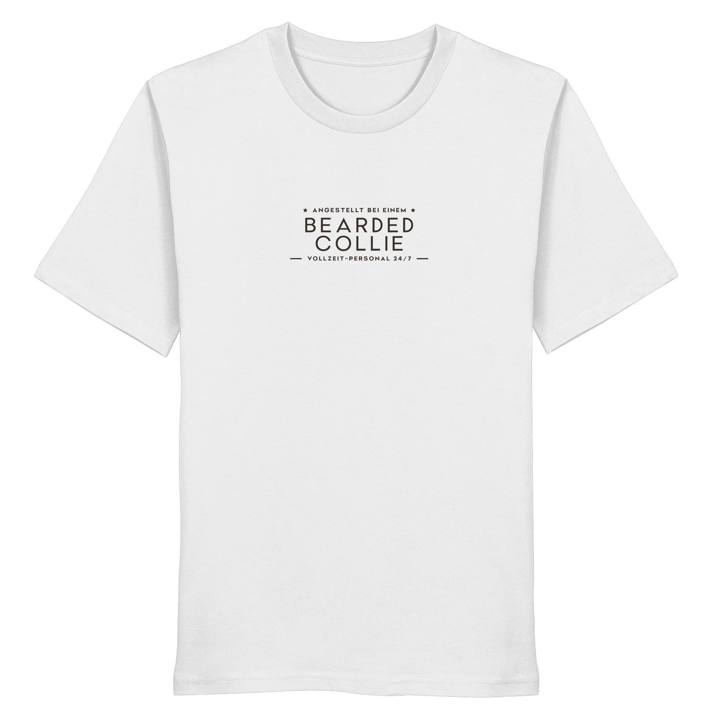 Vollzeit-Personal - Bearded Collie - Organic Shirt