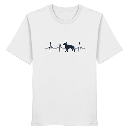 Herzschlag Bullterrier - Organic Shirt