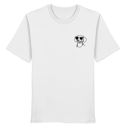 Line Art - Cooler Dackel (Kurzhaar) - Organic Shirt