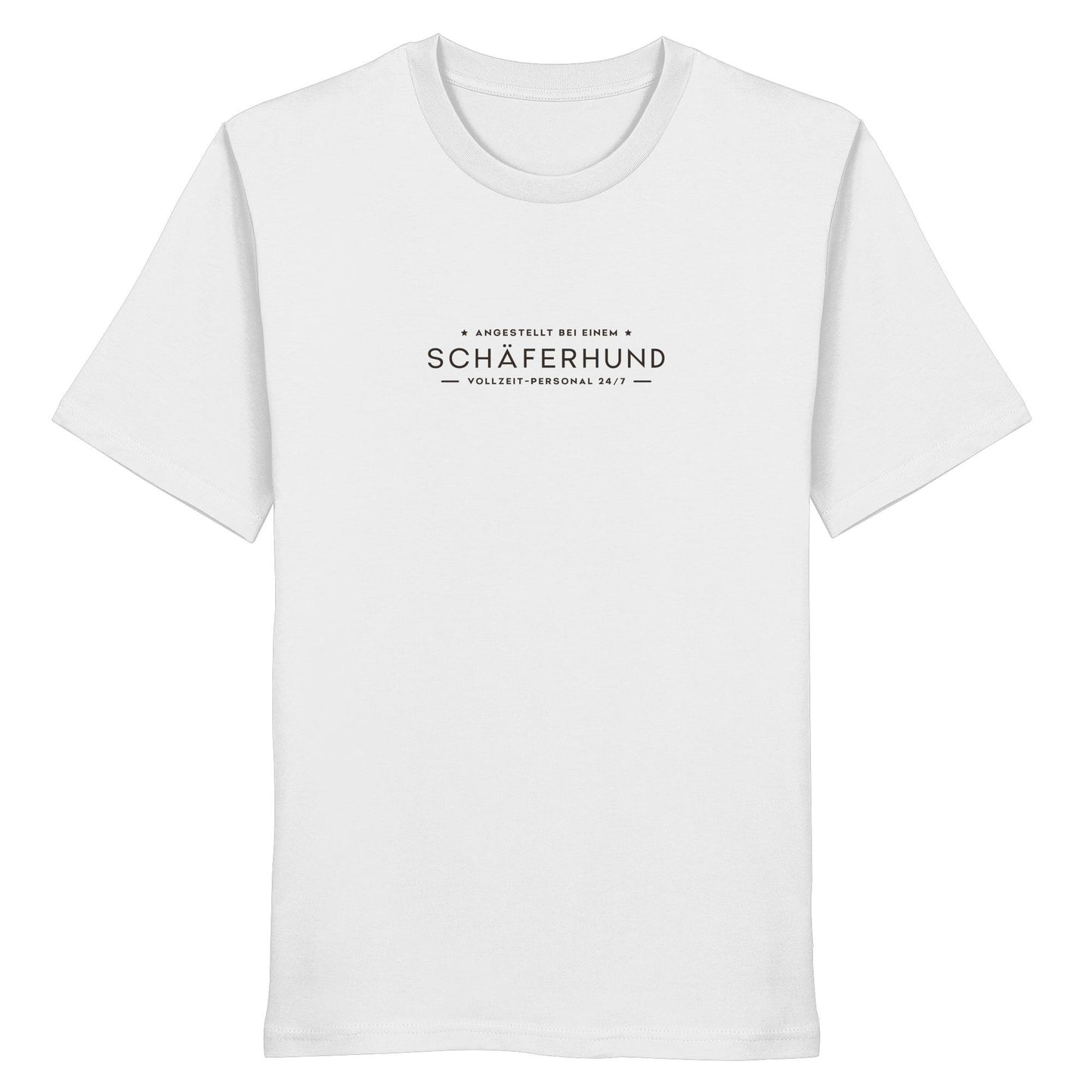 Vollzeit-Personal - Schäferhund - Organic Shirt