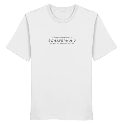 Vollzeit-Personal - Schäferhund - Organic Shirt