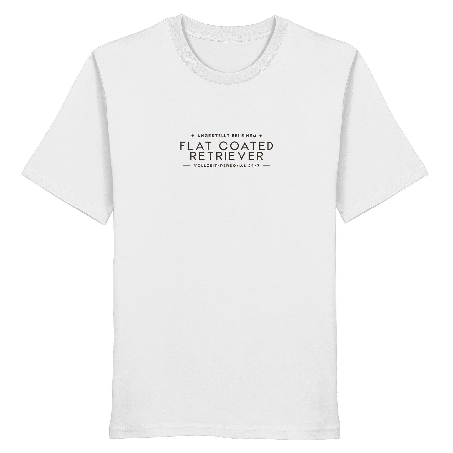 Vollzeit-Personal - Flat Coated Retriever - Organic Shirt