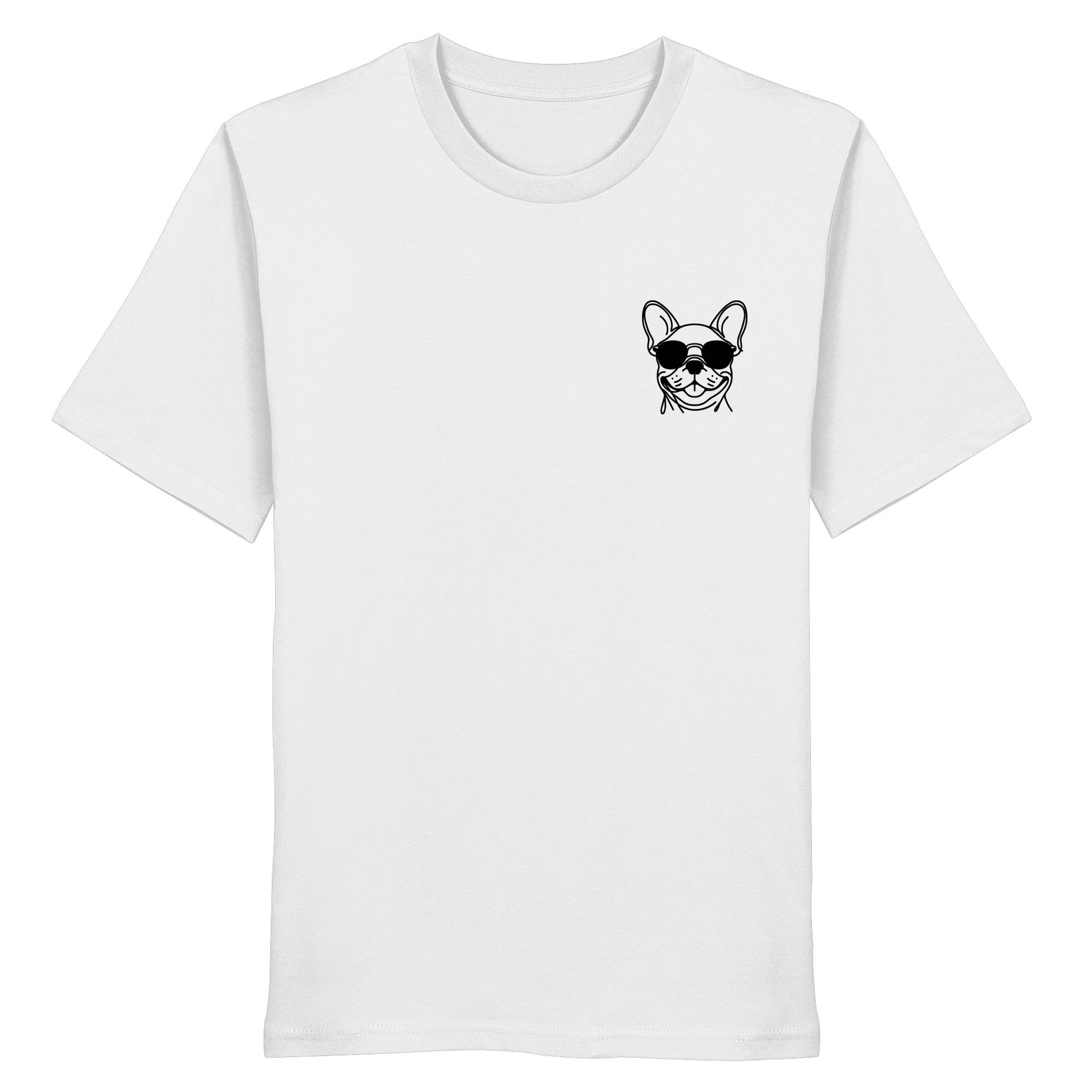 Line Art - Coole Französische Bulldogge - Organic Shirt