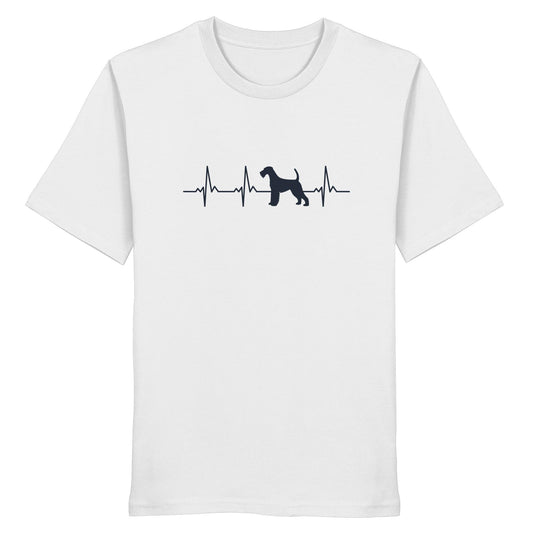 Herzschlag Airedale Terrier - Organic Shirt