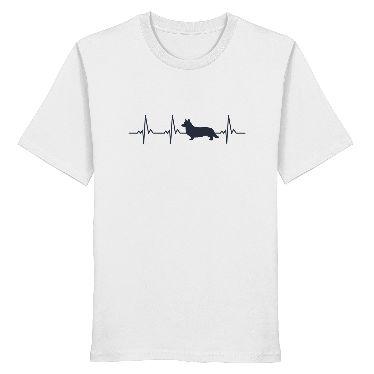 Herzschlag Corgi - Organic Shirt