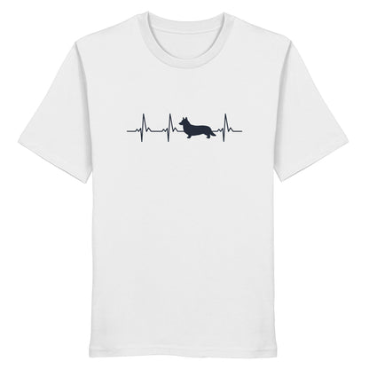 Herzschlag Corgi - Organic Shirt