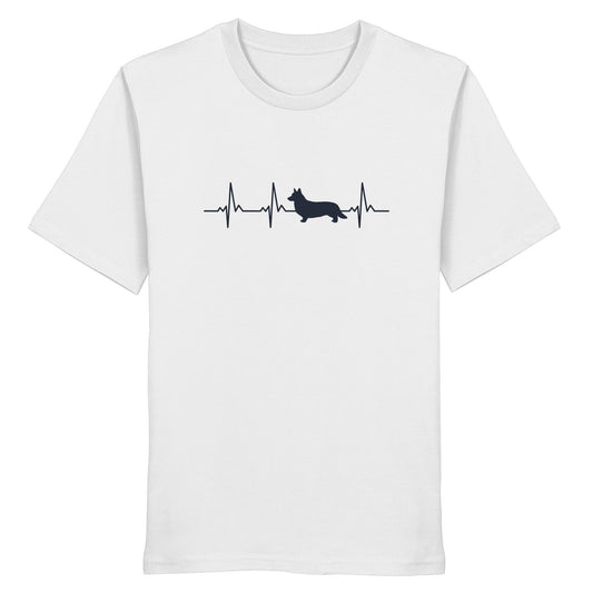 Herzschlag Corgi - Organic Shirt