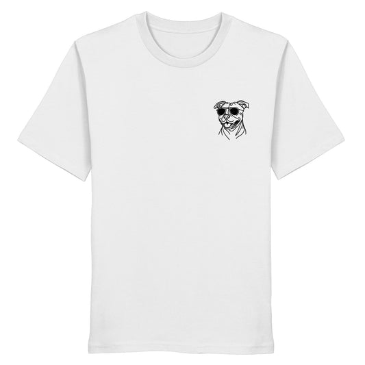 Line Art - Cooler Staffordshire Bullterrier - Organic Shirt