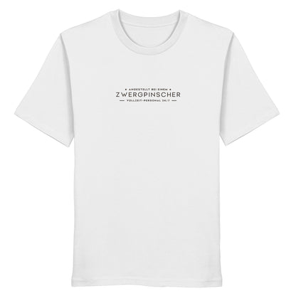 Vollzeit-Personal - Zwergpinscher - Organic Shirt