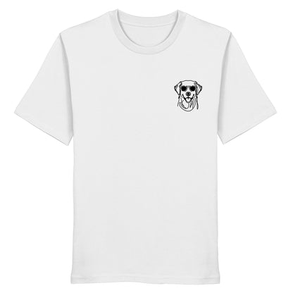Line Art - Cooler Golden Retriever - Organic Shirt