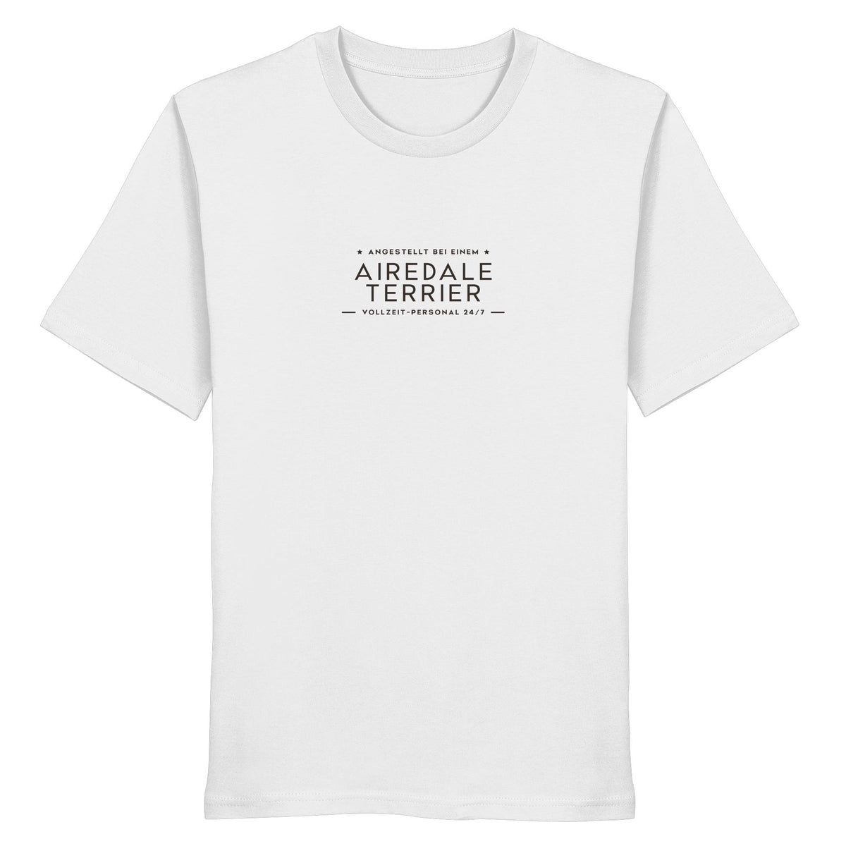 Vollzeit-Personal - Airedale Terrier - Organic Shirt