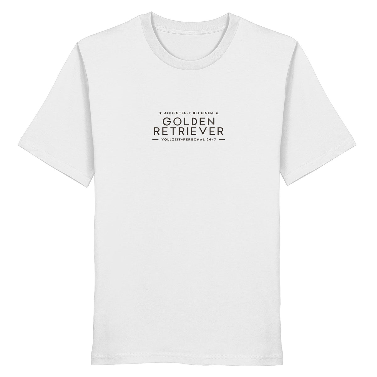 Vollzeit-Personal - Golden Retriever - Organic Shirt