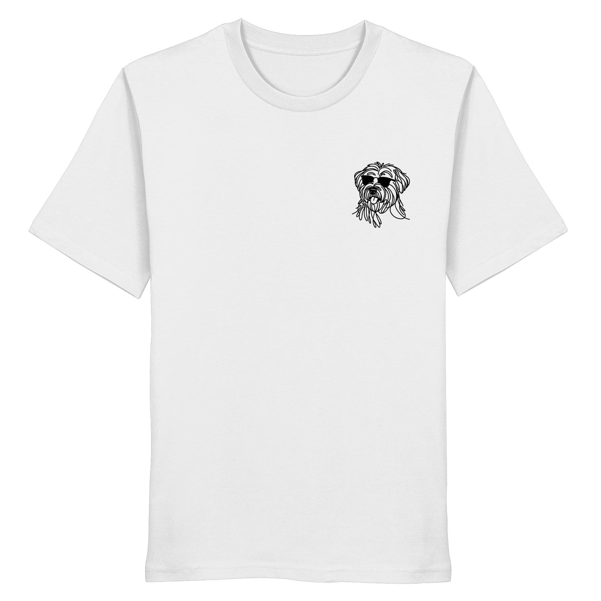 Line Art - Cooler Briard - Organic Shirt