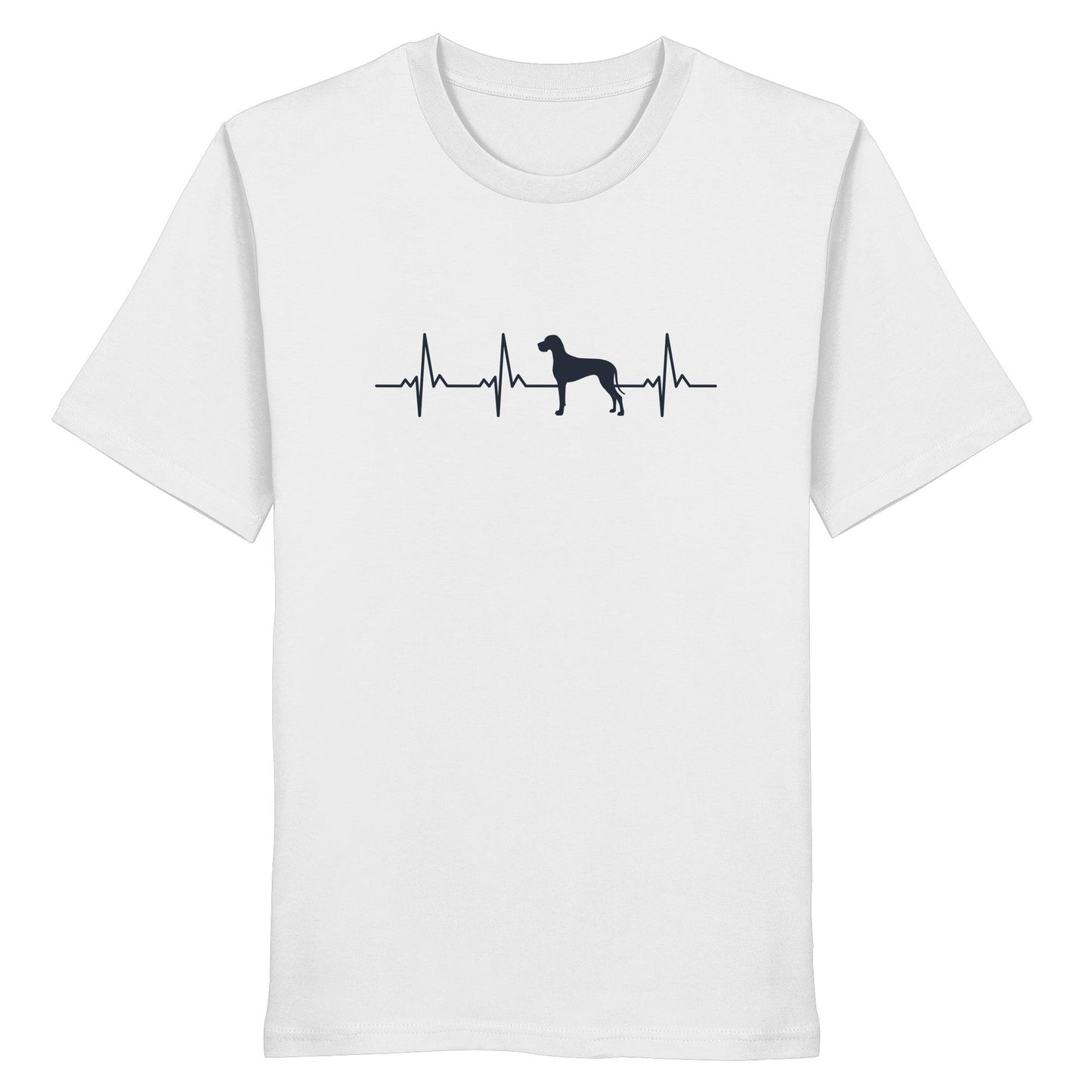 Herzschlag Deutsche Dogge - Organic Shirt