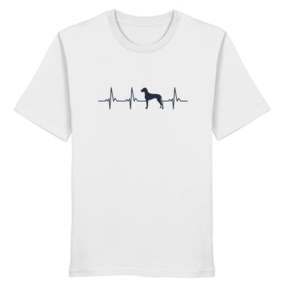 Herzschlag Deutsche Dogge - Organic Shirt