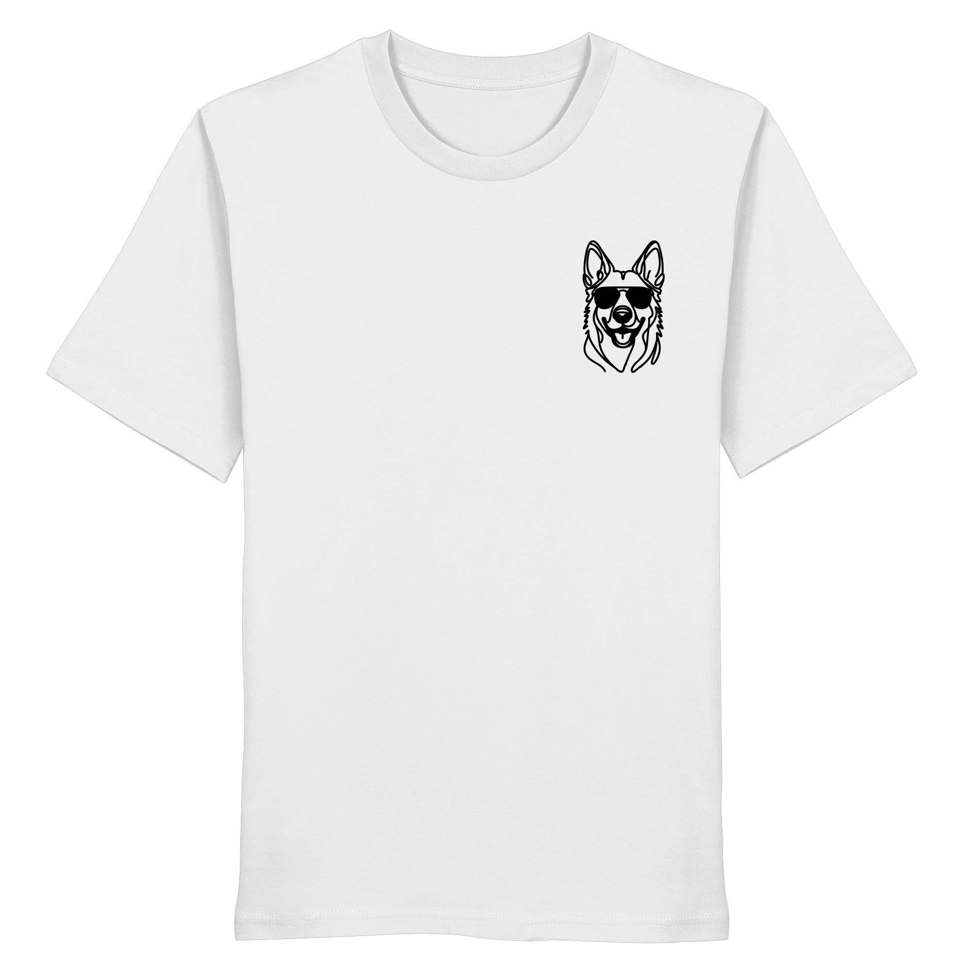 Line Art - Cooler Holländischer Schäferhund - Organic Shirt