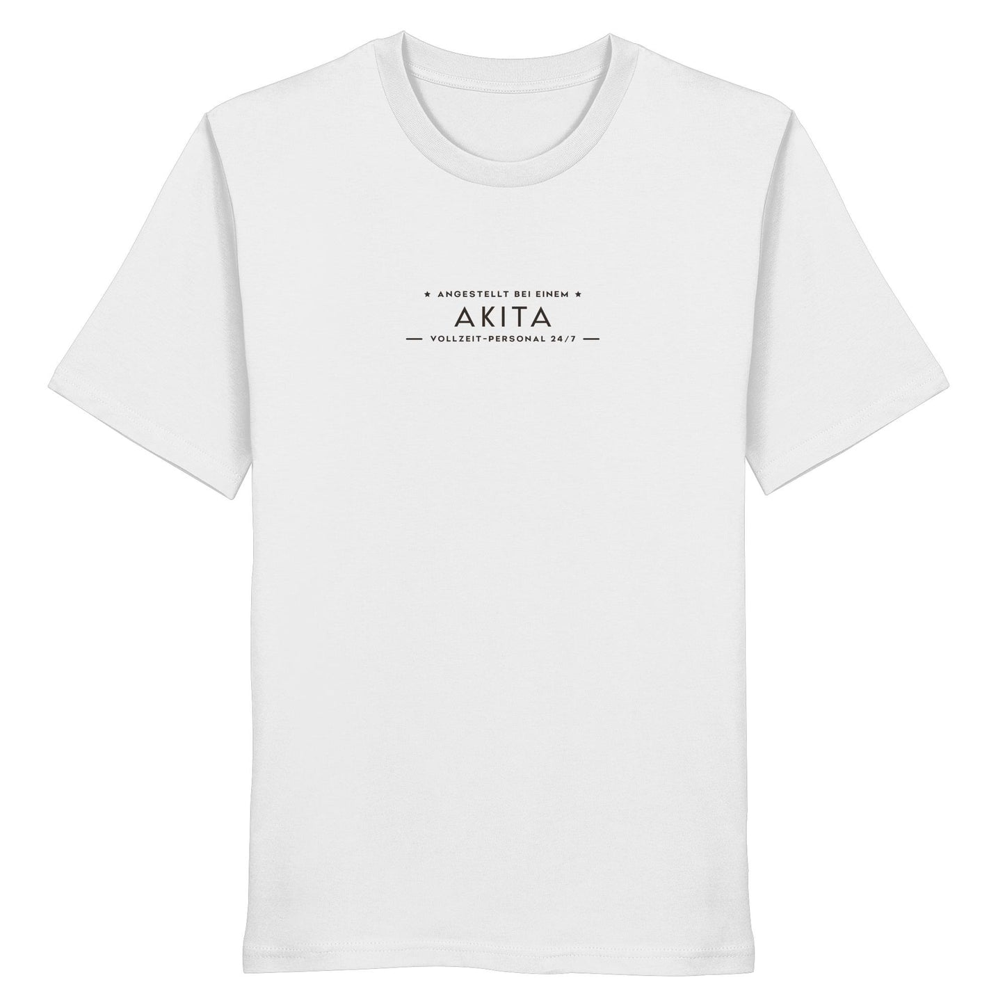 Vollzeit-Personal - Akita - Organic Shirt