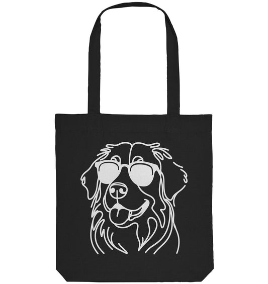 Line Art - Cooler Berner Sennenhund - Organic Tote-Bag