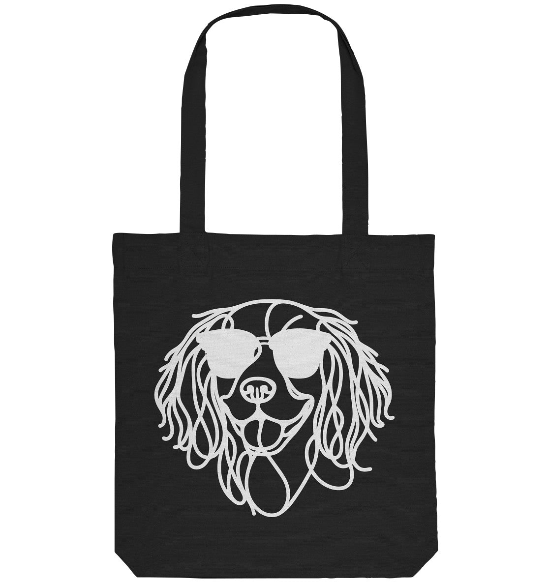 Line Art - Cooler English Springer Spaniel - Organic Tote-Bag