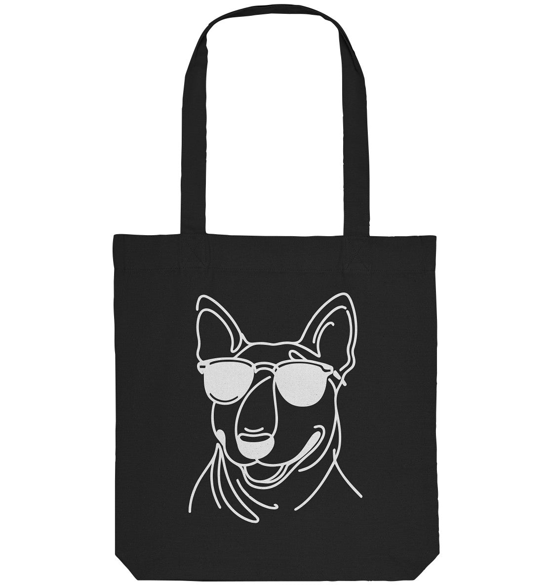 Line Art - Cooler Bullterrier - Organic Tote-Bag