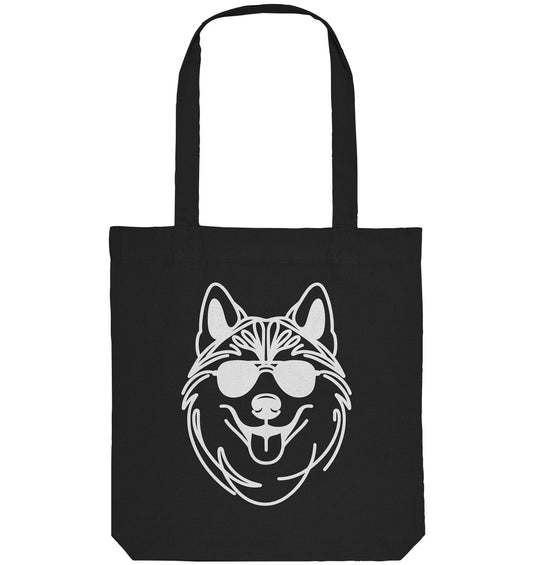 Line Art - Cooler Husky - Organic Tote-Bag