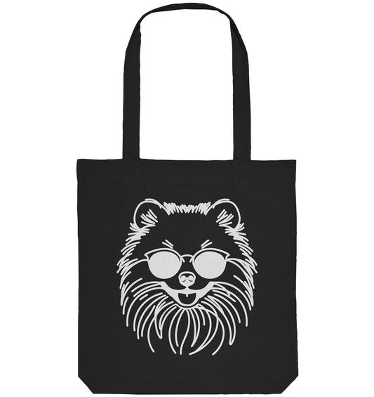 Line Art - Cooler Pomeranian - Organic Tote-Bag