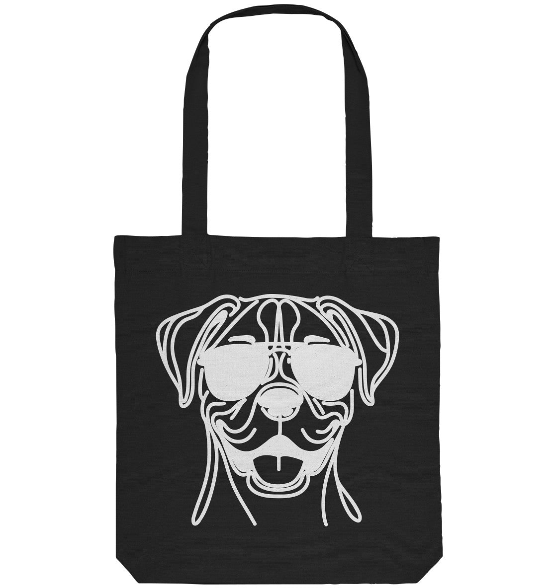 Line Art - Cooler Boxer - Organic Tote-Bag