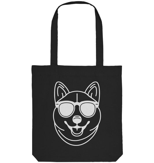 Line Art - Cooler Shiba Inu - Organic Tote-Bag