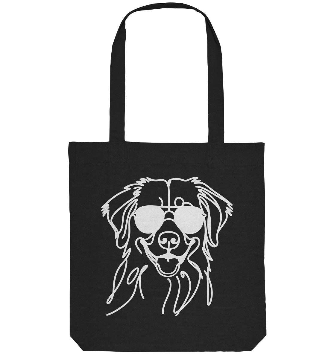 Line Art - Cooler Nova Scotia Duck Tolling Retriever - Organic Tote-Bag