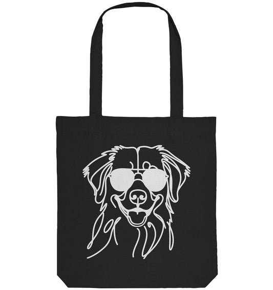 Line Art - Cooler Nova Scotia Duck Tolling Retriever - Organic Tote-Bag