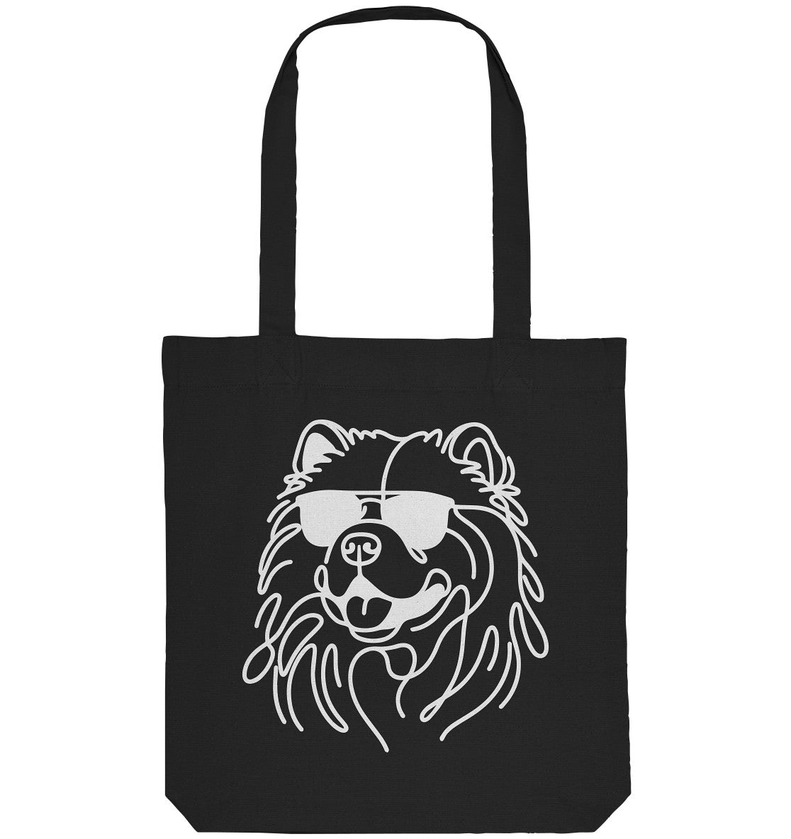 Line Art - Cooler Chow Chow - Organic Tote-Bag