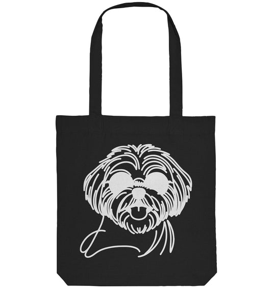 Line Art - Cooler Shih Tzu - Organic Tote-Bag
