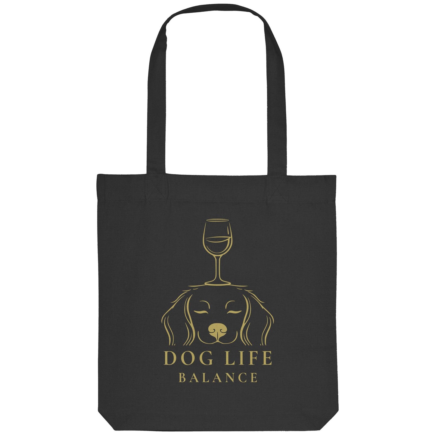 Dog Life Balance - Dackel (Langhaar) - Organic Tote-Bag