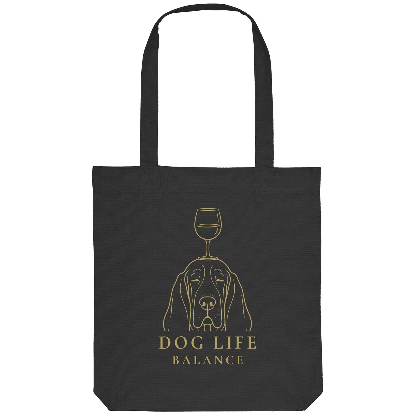 Dog Life Balance - Basset Hound - Organic Tote-Bag