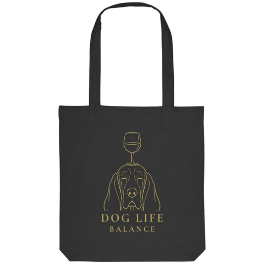Dog Life Balance - Basset Hound - Organic Tote-Bag