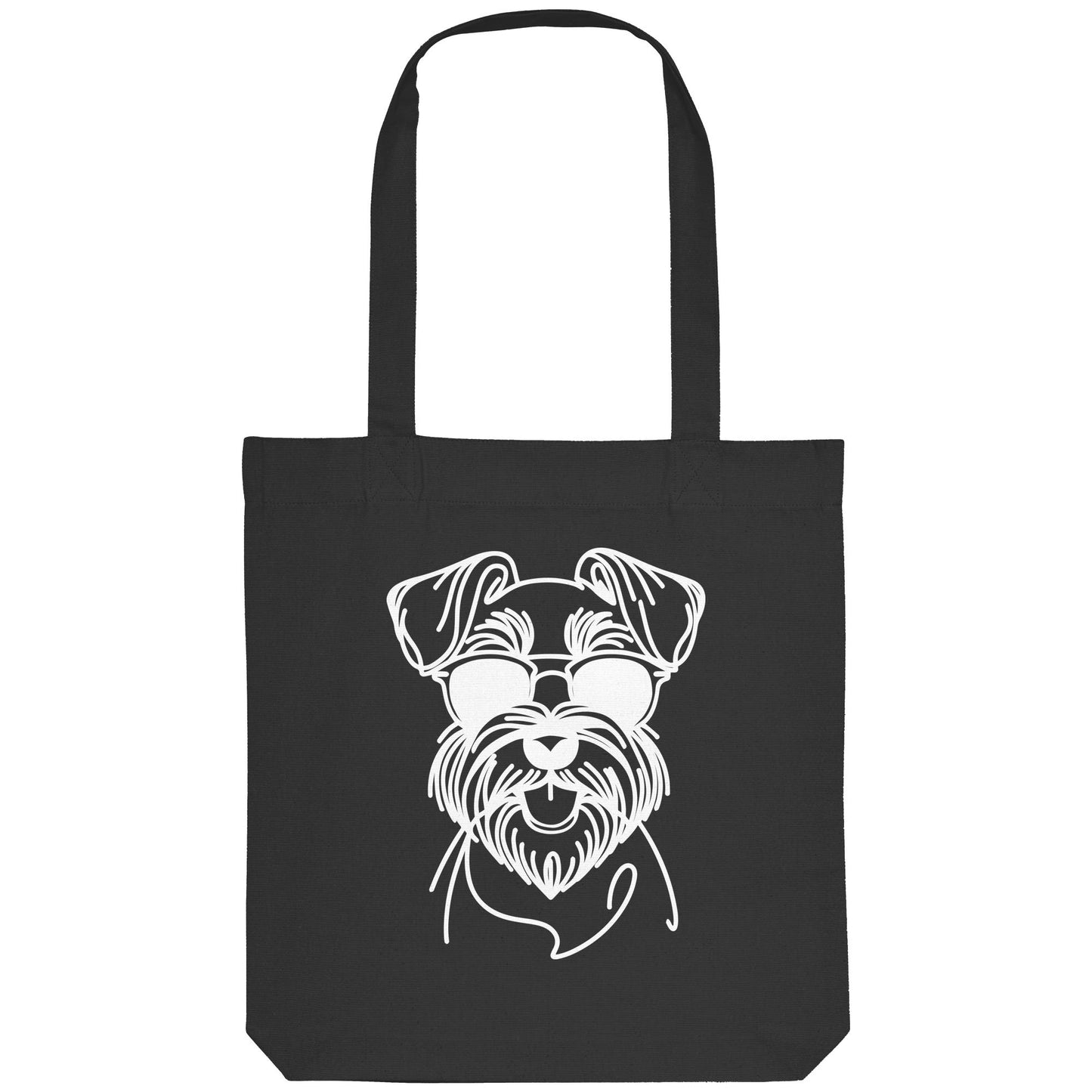 Line Art - Cooler Schnauzer - Organic Tote-Bag