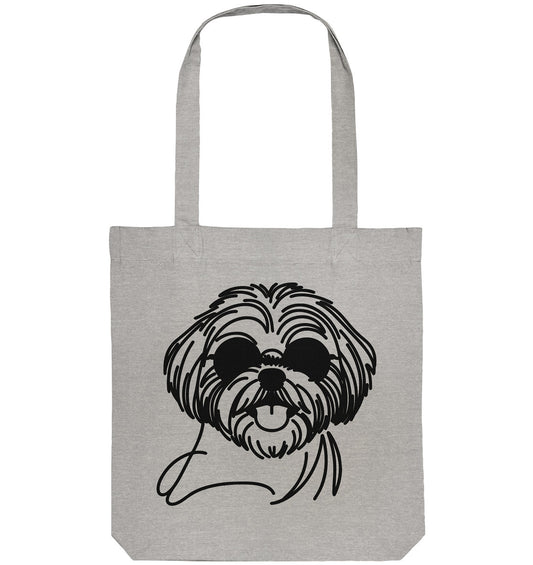 Line Art - Cooler Shih Tzu - Organic Tote-Bag