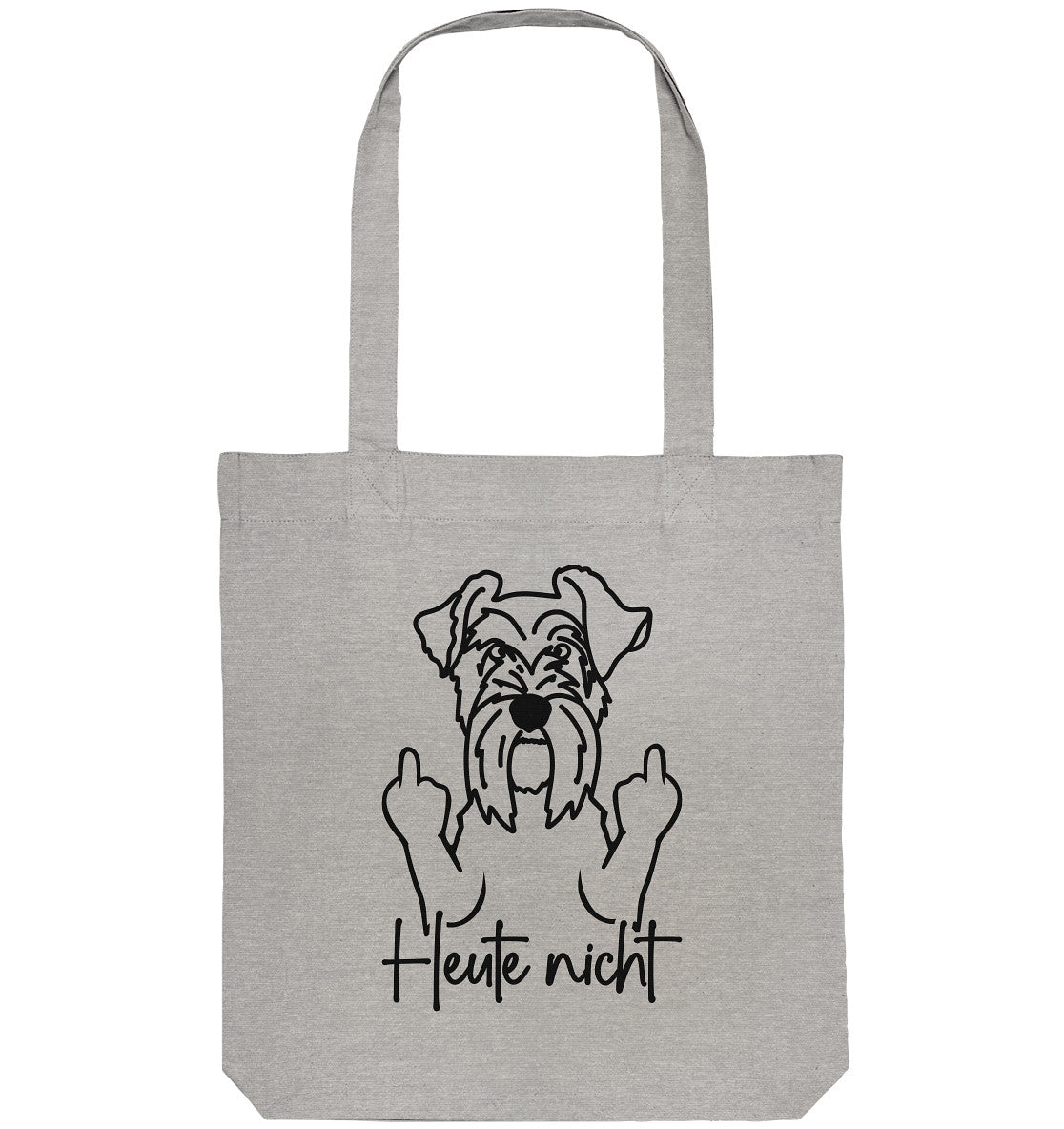 Heute nicht - Schnauzer - Organic Tote-Bag