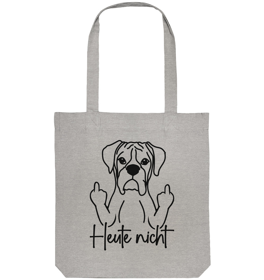 Heute nicht - Boxer - Organic Tote-Bag
