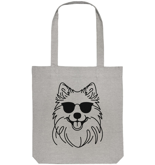 Line Art - Cooler Islandhund - Organic Tote-Bag
