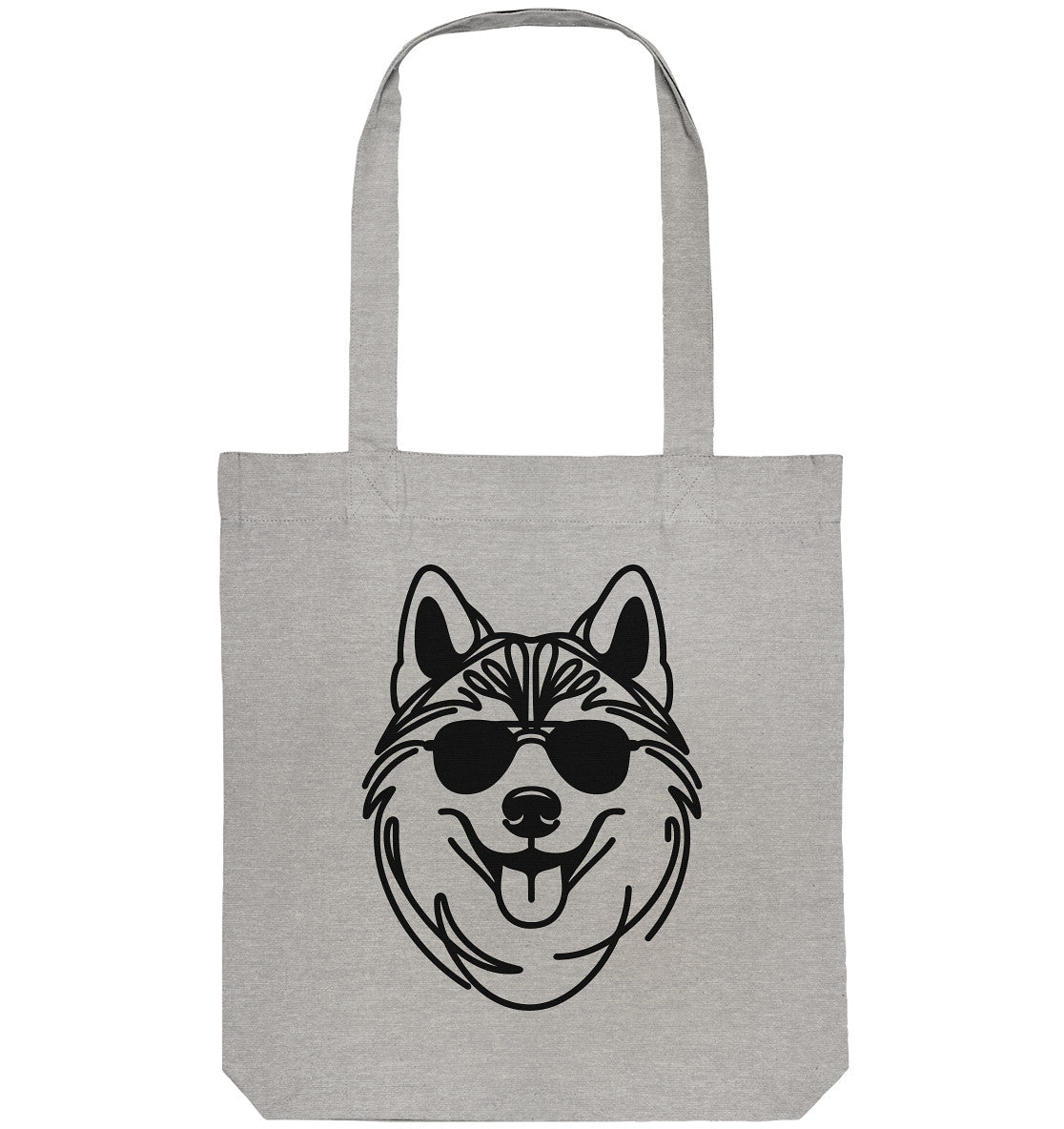 Line Art - Cooler Husky - Organic Tote-Bag