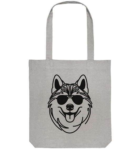 Line Art - Cooler Husky - Organic Tote-Bag