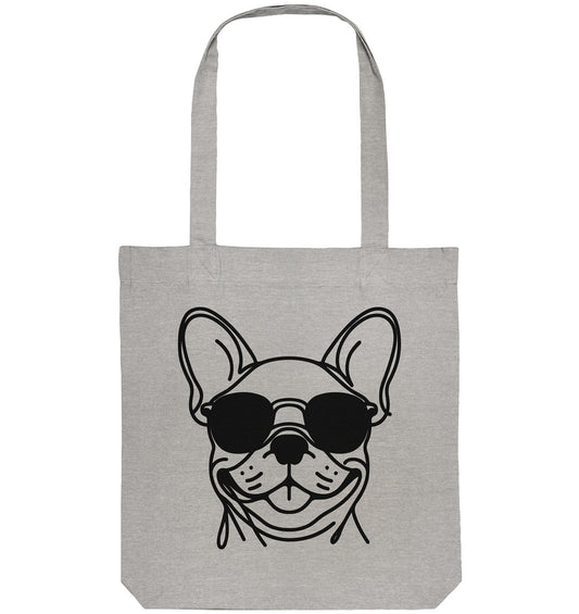 Line Art - Coole Französische Bulldogge - Organic Tote-Bag