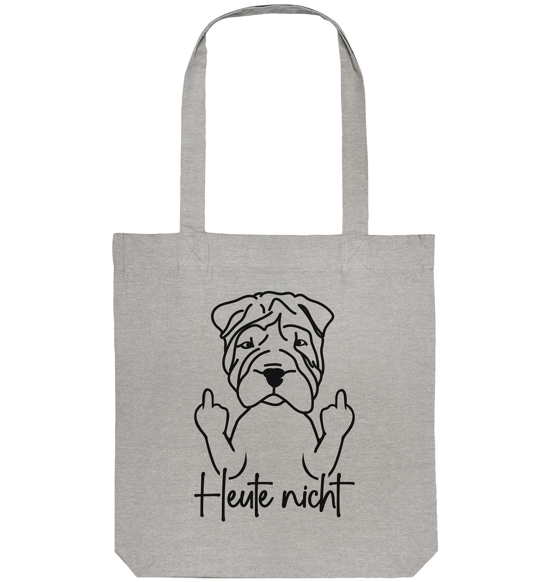 Heute nicht - Shar-Pei - Organic Tote-Bag
