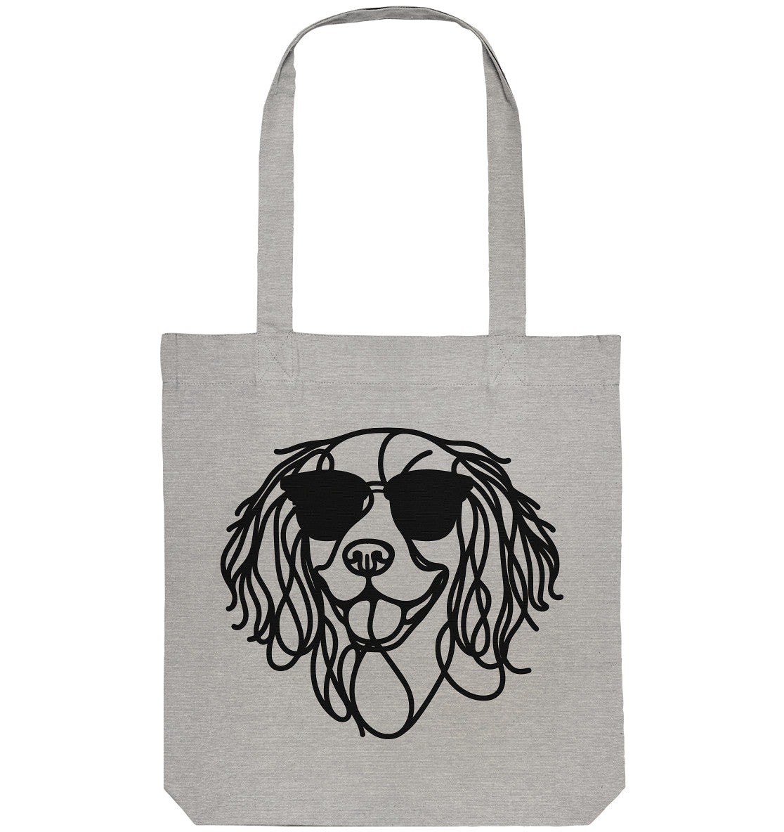 Line Art - Cooler English Springer Spaniel - Organic Tote-Bag