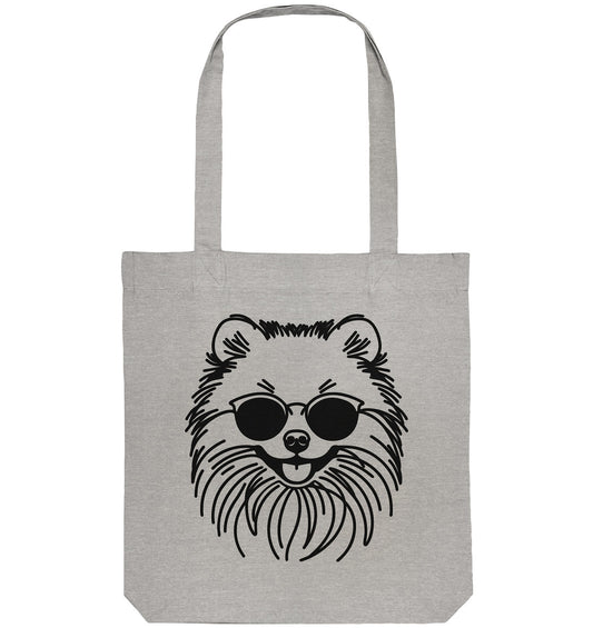 Line Art - Cooler Pomeranian - Organic Tote-Bag