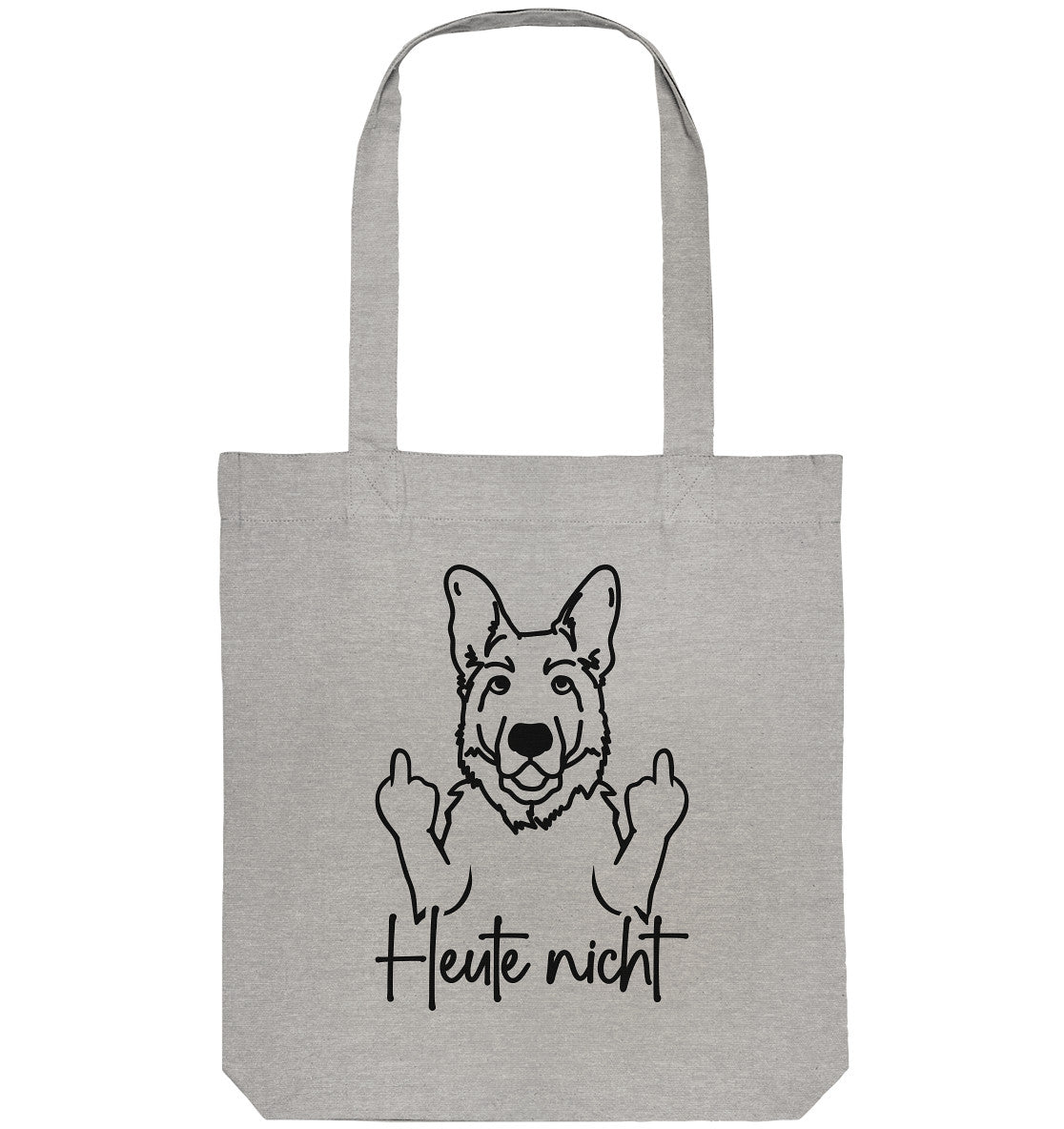 Heute nicht - Deutscher Schäferhund - Organic Tote-Bag
